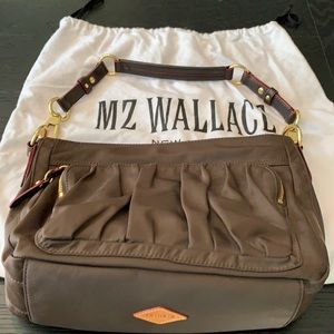 MZ Wallace Chocolate Bedford Belle Crossbody  Bag